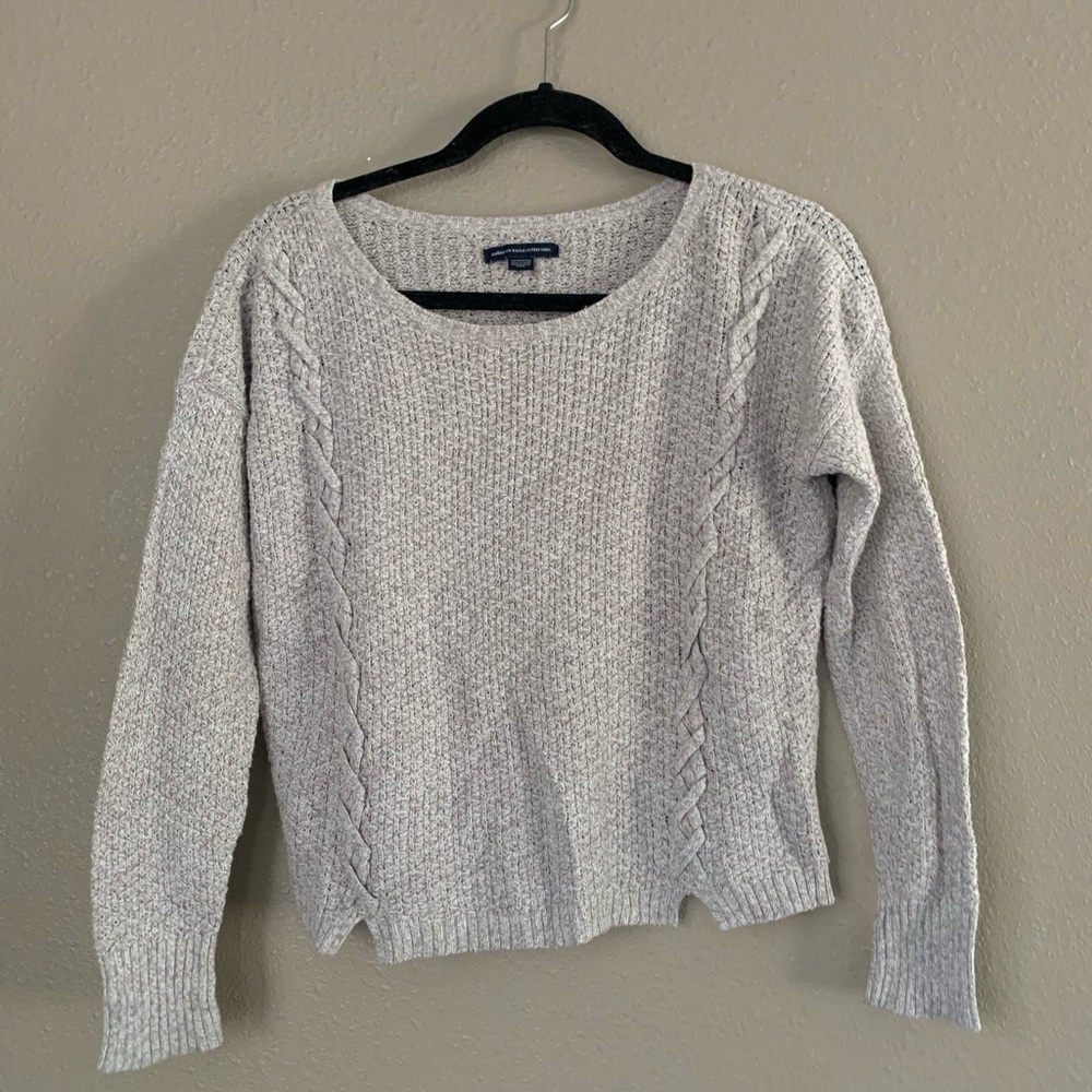 Cropped cream  sweater